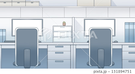 オフィス2の2:椅子背面【背景】 131894751