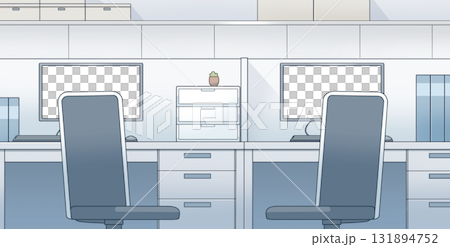オフィス2の2:椅子斜め【背景】 131894752