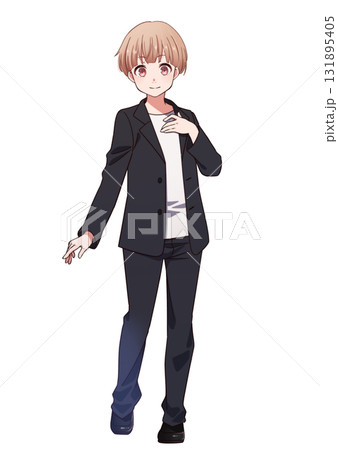 おしゃれ着のかわいい系男子 131895405