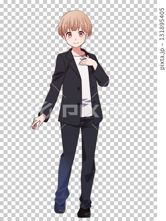 おしゃれ着のかわいい系男子 131895405