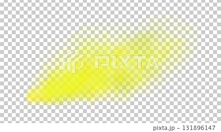 Thick yellow exhaust smoke cloud trail isolated from aircraft or vehicle with combustion engine Thick yellow exhaust smoke cloud trail isolated from aircraft or vehicle with combustion engine 131896147