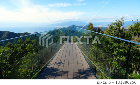 伊豆パノラマパーク グランドループの突き出たデッキ 伊豆パノラマパーク グランドループの突き出たデッキ 131896250