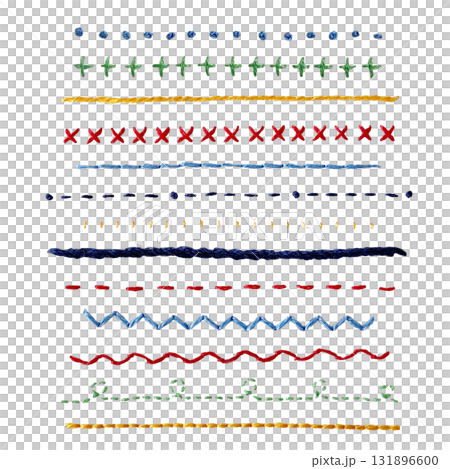 [線條] 手工刺繡插畫素材集 131896600