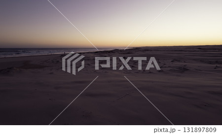 美しい海岸の夕景 美しい海岸の夕景 131897809