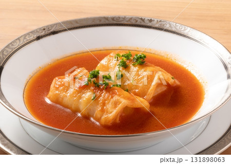 ロールキャベツ トマトスープ煮込み ロールキャベツ トマトスープ煮込み 131898063
