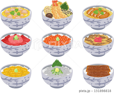 丼物セット 丼物セット 131898818