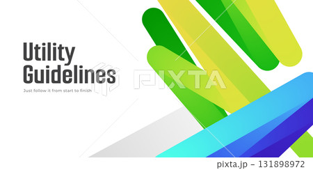 Creative Background with Green and Blue Blend Wavy Lines. Template for Advertising, Branding, Cover, Card, Label or Poster Design Creative Background with Green and Blue Blend Wavy Lines. Template for Advertising, Branding, Cover, Card, Label or Poster Design 131898972