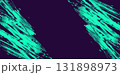 Abstract Grunge Design with Green Brush Texture on Purple Background with Halftone Style. For Sport Banner or Poster Design Elements 131898973