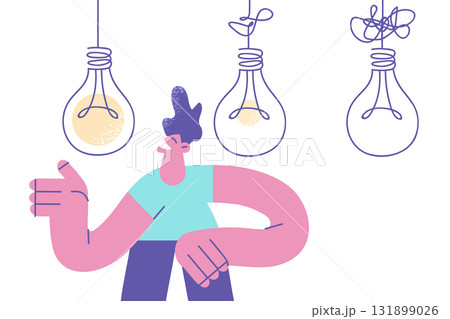 Simplify complex and clear idea concept Simplify complex and clear idea concept 131899026