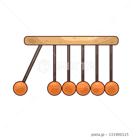 illustration of Newtons Cradle 131900125