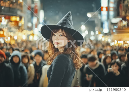 美優シリーズ：高校生美優魔女が渋谷スクランブル交差点でダンス 131900240