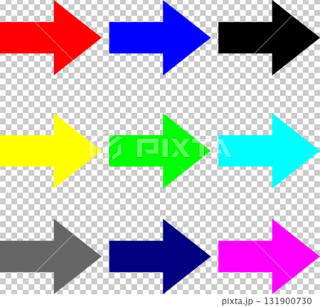 Simple and easy-to-use arrow set of 9 (red, blue, black, yellow, green, light blue, gray, navy blue, pink) Simple and easy-to-use arrow set of 9 (red, blue, black, yellow, green, light blue, gray, navy blue, pink) 131900730