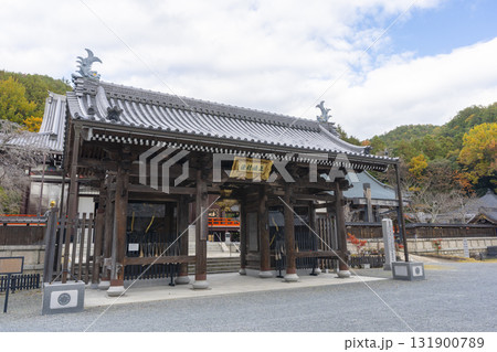 本圀寺　仁王門　紅葉の季節 131900789