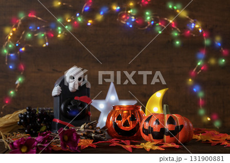 ハロウィンのイメージ ジャックオーランタン ハロウィンのイメージ ジャックオーランタン 131900881