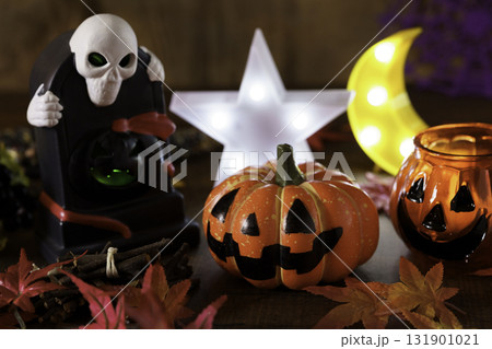 ハロウィンのイメージ　ジャックオーランタン 131901021