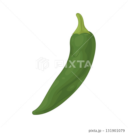 Illustration of green chili  131901079
