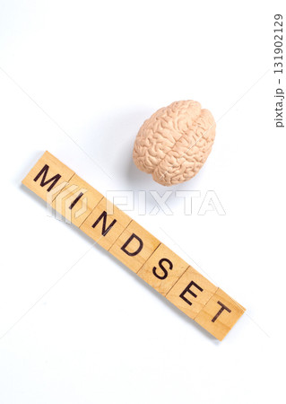 Brain Symbolizing Intelligence and Growth Mindset Concept 131902129