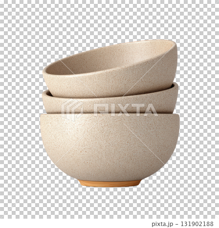 Elegant Ceramic Bowls in Natural Beige Tones for Stylish Kitchen Decor and Table Settings 131902188