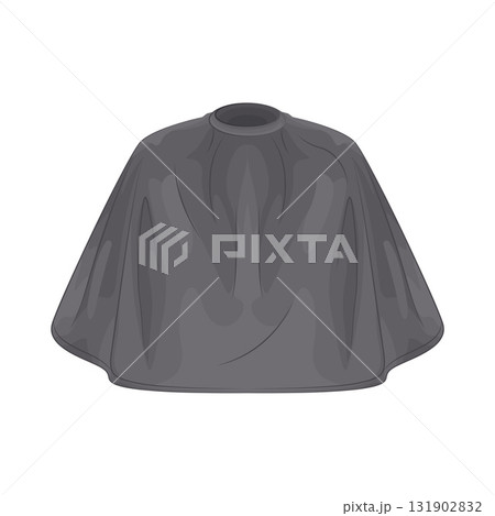 Illustration of barber cape  131902832