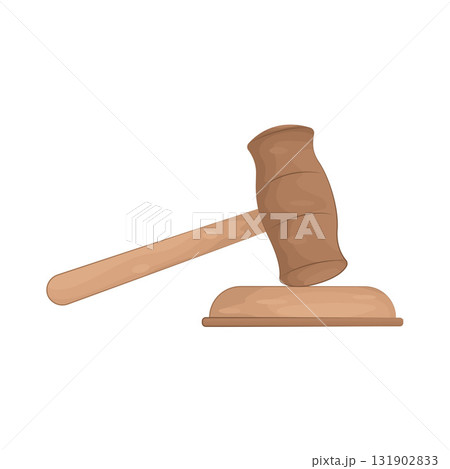 Illustration of gavel Illustration of gavel 131902833