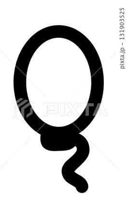 Hand-drawn doodle balloon icon simple cute sketch symbol of celebration, fun, joy, party mood, isolated on white background for decoration and creative design. Hand-drawn doodle balloon icon simple cute sketch symbol of celebration, fun, joy, party mood, isolated on white background for decoration and creative design. 131903525