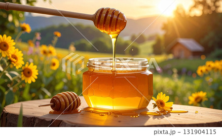 蜂蜜イメージ（AI生成画像） 131904115