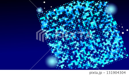 サイバー空間や人工知能AIのイメージ背景 サイバー空間や人工知能AIのイメージ背景 131904304