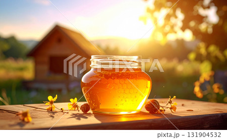 蜂蜜イメージ(AI生成画像) 蜂蜜イメージ(AI生成画像) 131904532