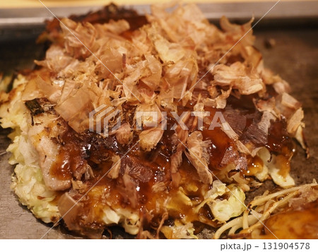お好み焼きのアップ お好み焼きのアップ 131904578