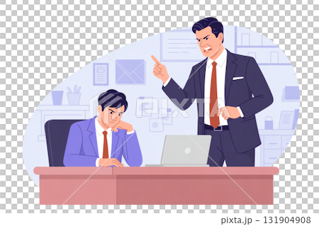 workplace scolding scene 131904908