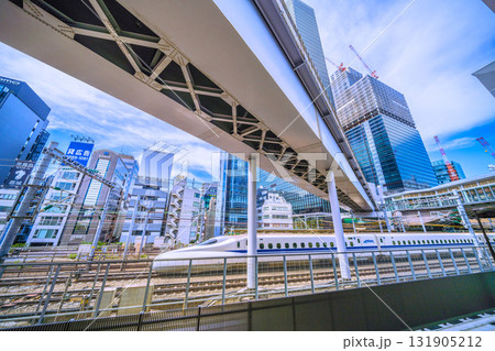 日本の東京都市景観 浜松町駅や世界貿易センタービルディング新本館・ターミナル建設工事、新幹線など 日本の東京都市景観 浜松町駅や世界貿易センタービルディング新本館・ターミナル建設工事、新幹線など 131905212