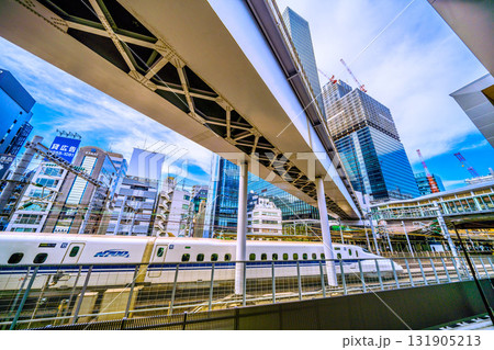 日本の東京都市景観 浜松町駅や世界貿易センタービルディング新本館・ターミナル建設工事、新幹線など 日本の東京都市景観 浜松町駅や世界貿易センタービルディング新本館・ターミナル建設工事、新幹線など 131905213