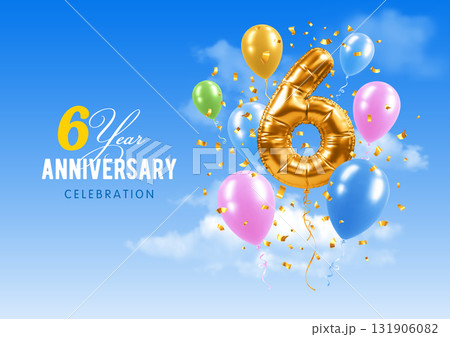 6 Year Anniversary Celebration Template 6 Year Anniversary Celebration Template 131906082