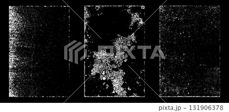 Black and white grunge. Distress overlay texture. Abstract surface dust and rough dirty wall background concept. Distress illustration simply place over object to create grunge effect. Vector EPS10. 131906378