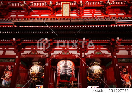 日本 東京 浅草 浅草寺 宝蔵門	 131907779