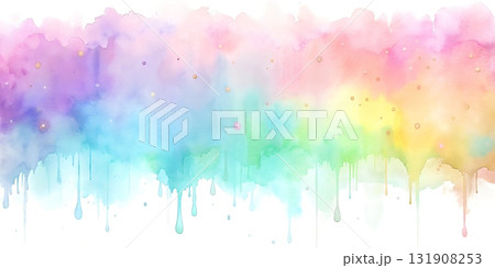 A dreamy watercolor composition with a gentle mix of pastel shades blending into each other in a soft and soothing manner A dreamy watercolor composition with a gentle mix of pastel shades blending into each other in a soft and soothing manner 131908253