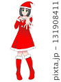 サンタ衣装の女の子 131908411