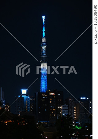 日本 東京都 東京スカイツリー 夜景 日本 東京都 東京スカイツリー 夜景 131908490
