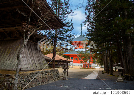 高野山　根本大塔 131908693