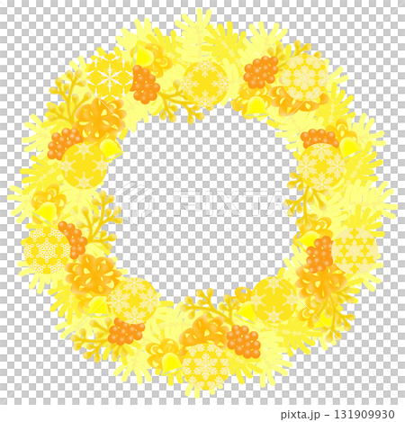 クリスマスリースのイラスト クリスマスリースのイラスト 131909930