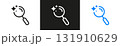 Artificial Intelligence Search Magnifying Glass Sparkle Solid Icon Set. AI Discovery Machine Learning Exploration Data and Analysis Silhouette Symbol Collection. Isolated Vector Illustration 131910629