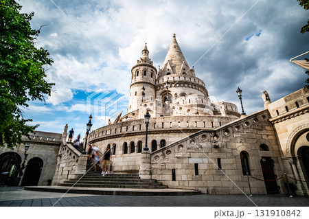 Amazing View Of Budapest Fisherman's Bastion, One Of The Most Popular Hungarian Landmarks 131910842