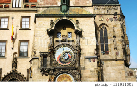 Old Clock Tower In Prague, View From Old Market Square In Prague Old Clock Tower In Prague, View From Old Market Square In Prague 131911005