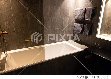 ヨーロッパのホテルのバスルーム 131911323