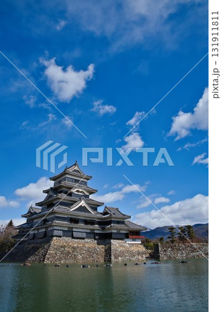 早春の国宝松本城 131911811