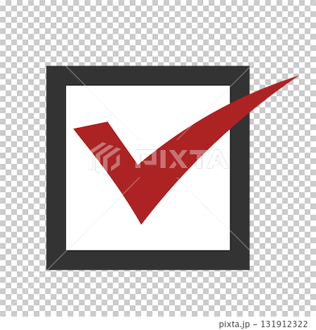 簡單的複選標記圖標 131912322