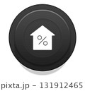 real estate icon button with black push button 131912465