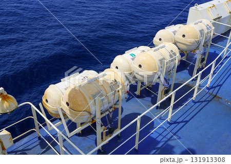 膨張式救命いかだ(新日本海フェリー・あかしあ) 膨張式救命いかだ(新日本海フェリー・あかしあ) 131913308