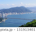 山口県下関市より望む関門海峡 131913401