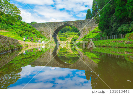 晴れの日の通潤橋 131913442